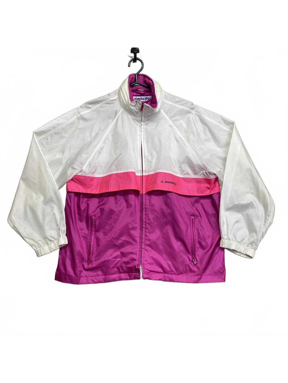 Vintage 90's Park City Colourblock Windbreaker Jacket Retro Womens Size XL